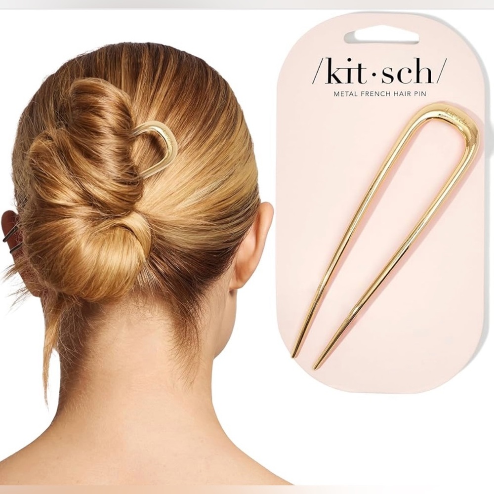 Kitsch Gold Metal Hair Accessory - Picture 2 of 5